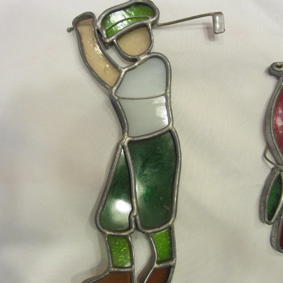 VTG 80'S HANDMADE GLASS SUNCATCHERS, SET OF 7 - Picture 8 of 8